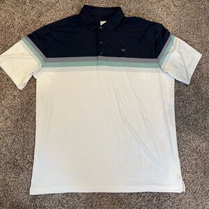 Callaway White Golf Polo